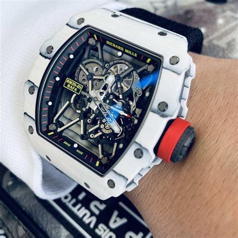 richard mille white tpt|richard mille titanium bridge.